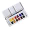 Daler-Rowney® Aquafine Half Pan Travel 12 Color Watercolor Set